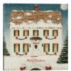 * | Discount Kuptsovaart David Carter Brown 'Merry Christmas' Merry Lil House Square Wrapped Canvas