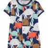 * | Flash Sale Carter'S Navy & Multicolor Crab Romper Newborn