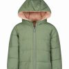 * | Best Sale Carter'S Sage Solid Puffer Coat Girls