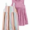 * | Deals Carter'S Mauve Sun A-Line Dress Set Newborn & Infant