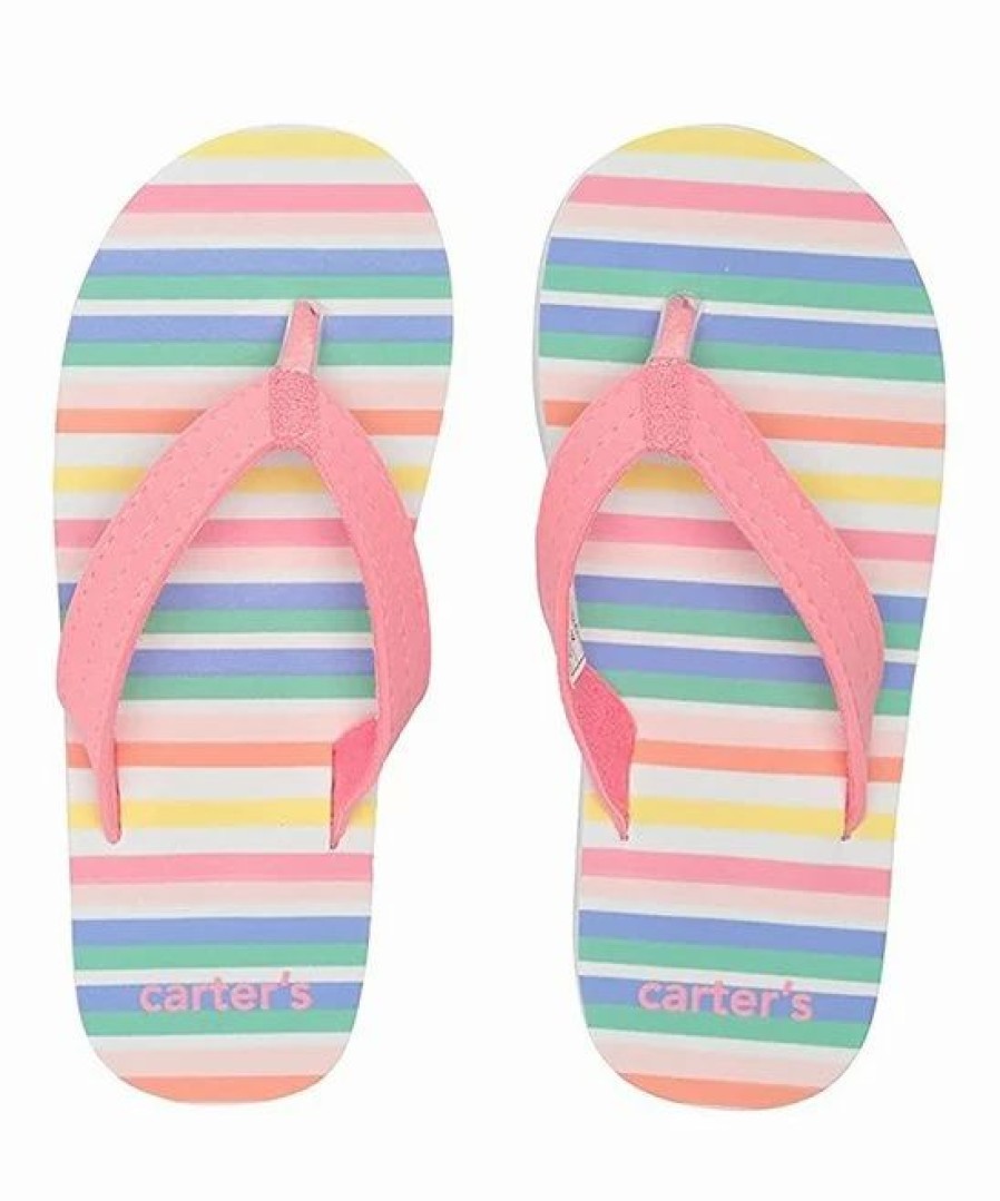 * | Cheap Carter'S Pink & Teal Ciara Flip-Flop Girls