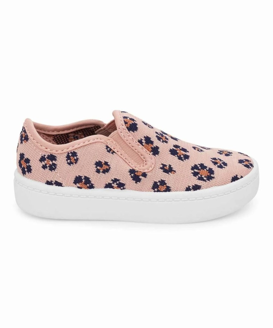 * | Buy Carter'S Pink Floral Nettie Slip-On Sneaker Girls