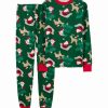 * | Flash Sale Carter'S Green & Red Santa Pajama Set Newborn, Infant & Adult