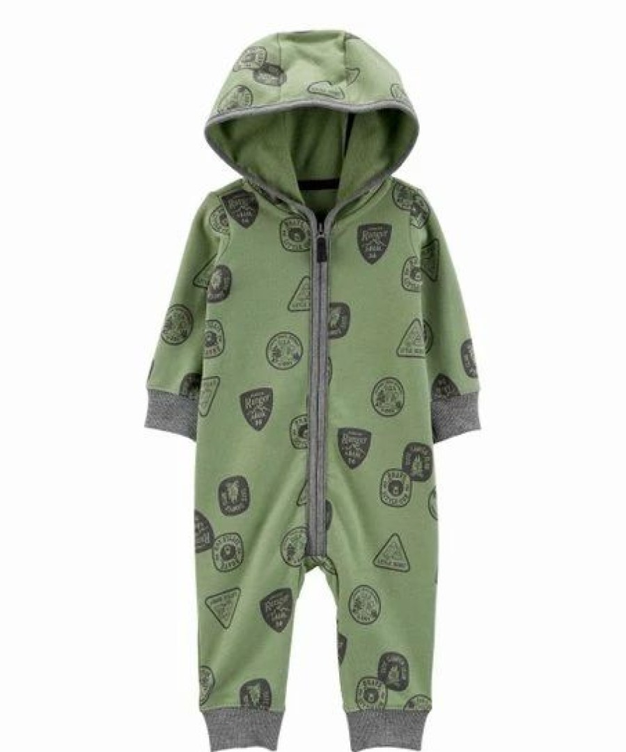 * | Discount Carter'S Green Park Ranger Hooded Playsuit Infant