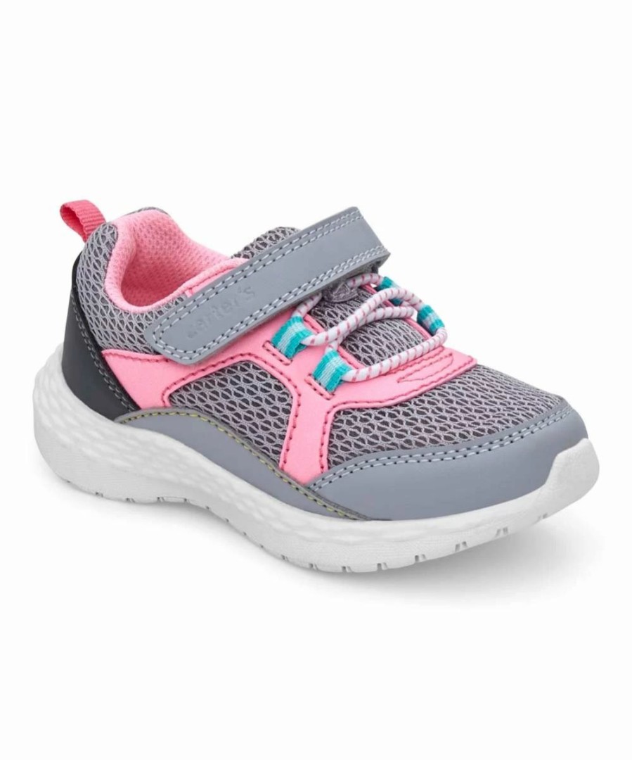 * | New Carter'S Gray & Pink Sawyer Sneaker Girls