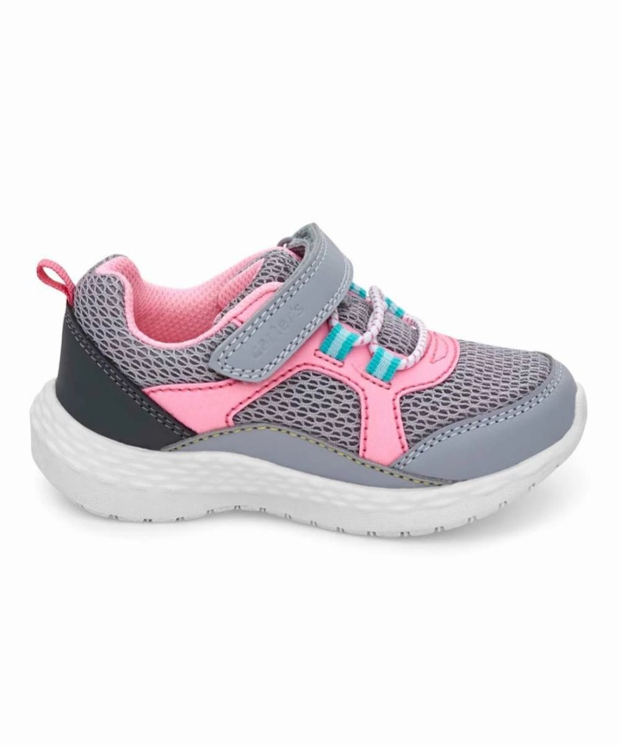 * | New Carter'S Gray & Pink Sawyer Sneaker Girls