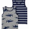 * | Brand New Carter'S Gray Shark Tank Set Infant, Toddler & Boys