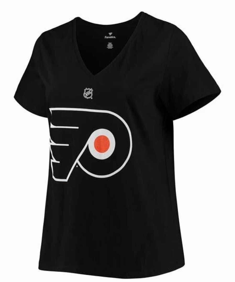 * | Budget Fanatics Carter Hart Philadelphia Flyers Name & Number V-Neck Tee Plus