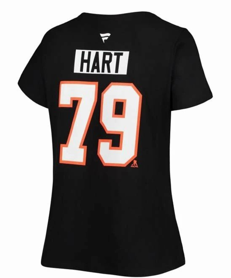 * | Budget Fanatics Carter Hart Philadelphia Flyers Name & Number V-Neck Tee Plus